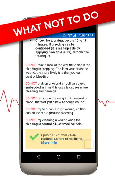 First Aid Guide Offline - Image screenshot of android app