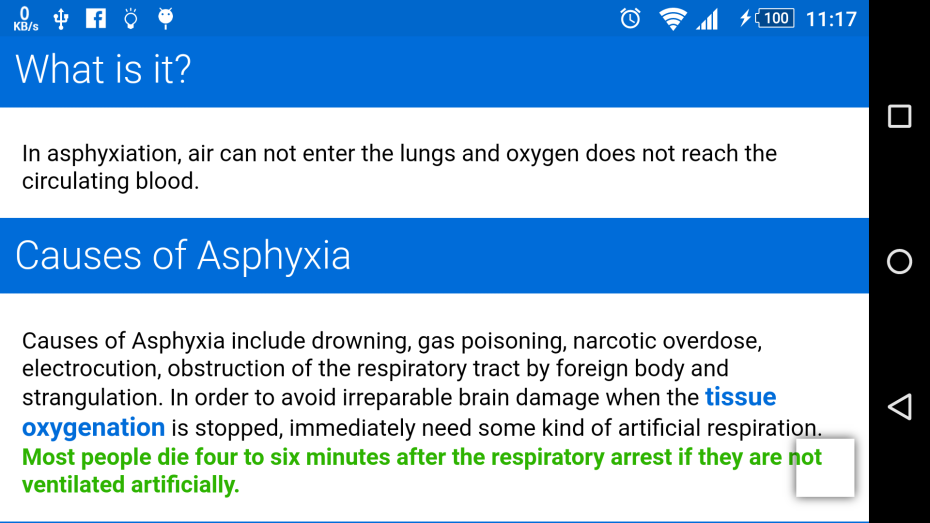 First Aid Guide Offline - Image screenshot of android app