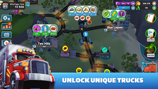 Transit King: Truck Tycoon - Gameplay image of android game