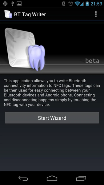 BT Tag Writer - Image screenshot of android app