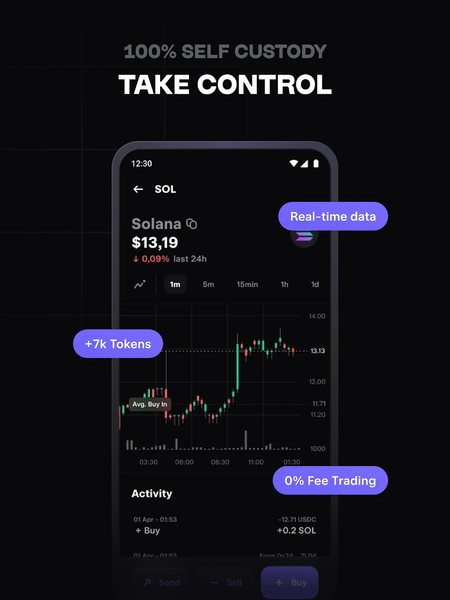 Ultimate - Crypto DeFi Wallet - عکس برنامه موبایلی اندروید