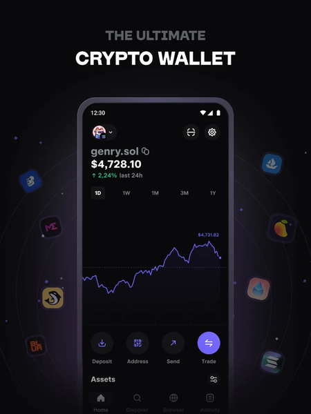 Ultimate - Crypto DeFi Wallet - عکس برنامه موبایلی اندروید