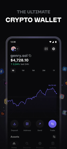 Ultimate - Crypto DeFi Wallet - Image screenshot of android app