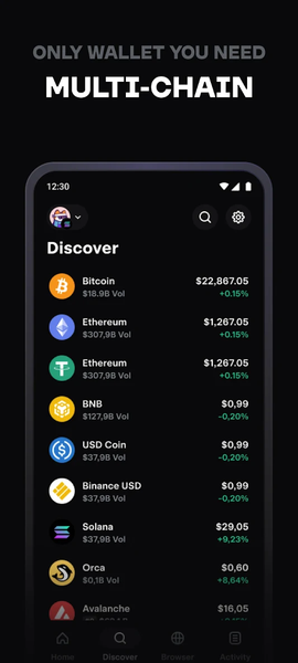 Ultimate - Crypto DeFi Wallet - عکس برنامه موبایلی اندروید