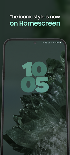 Android 15 Clock Widgets - Image screenshot of android app