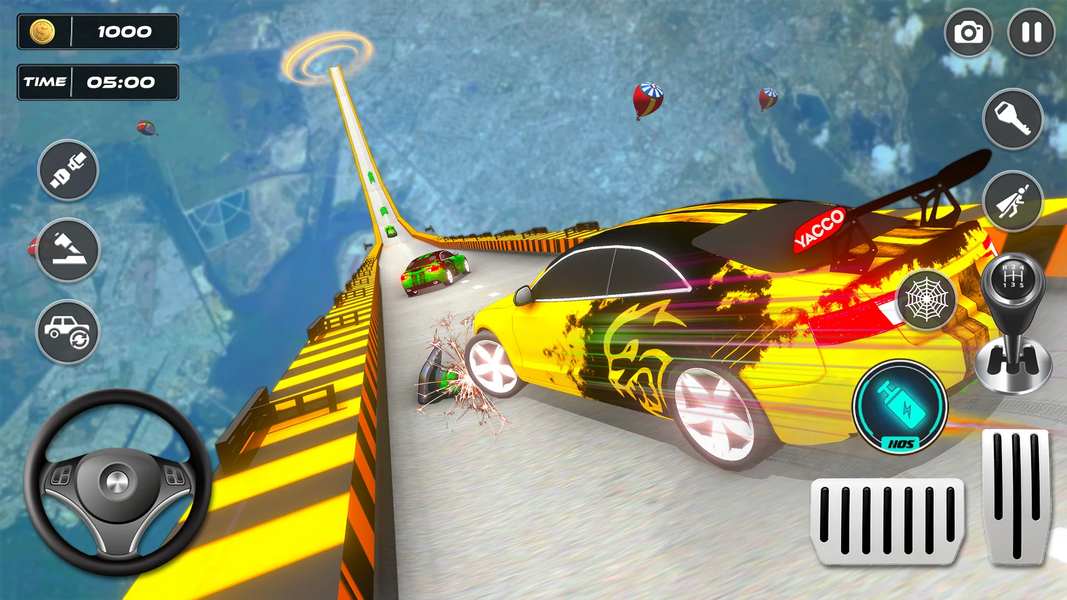 Superhero Car Games: Mega Ramp - عکس بازی موبایلی اندروید