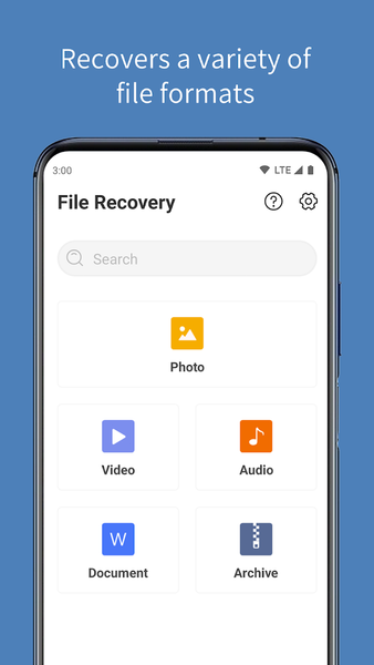 File Recovery - Findback&Store - عکس برنامه موبایلی اندروید
