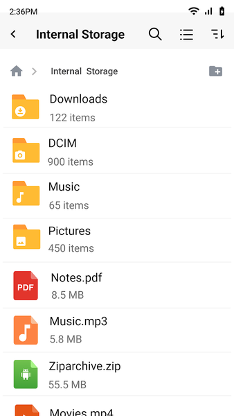 File Manager: File Explorer - عکس برنامه موبایلی اندروید
