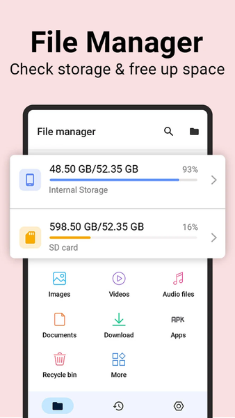 File Manager - File Explorer - عکس برنامه موبایلی اندروید