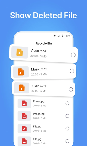 File Recovery - Restore Files - عکس برنامه موبایلی اندروید