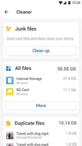 File Manager - عکس برنامه موبایلی اندروید