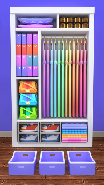 Fill the Closet: Organize Game - Gameplay image of android game