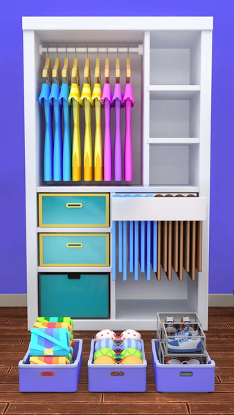Fill the Closet: Organize Game - Gameplay image of android game