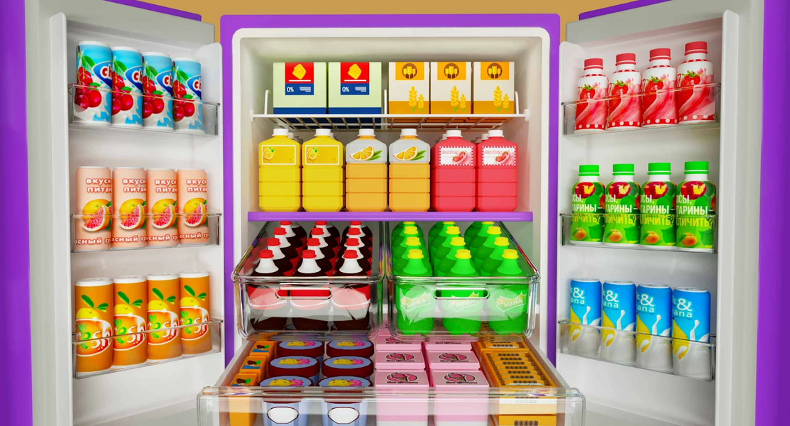 Fill Up Fridge：Organizing Game - Gameplay image of android game