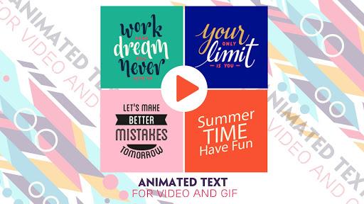 Text Animation Maker - Image screenshot of android app