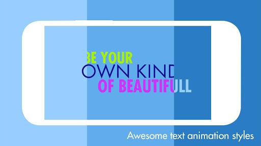 Text Animation Maker - عکس برنامه موبایلی اندروید