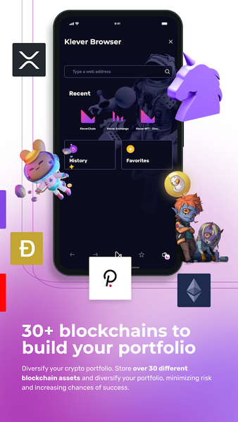 Klever Wallet: Crypto,DeFi,BTC - عکس برنامه موبایلی اندروید