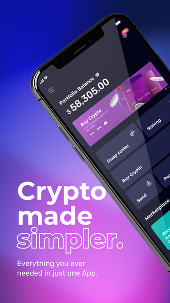 Klever Wallet: Bitcoin, Crypto - عکس برنامه موبایلی اندروید