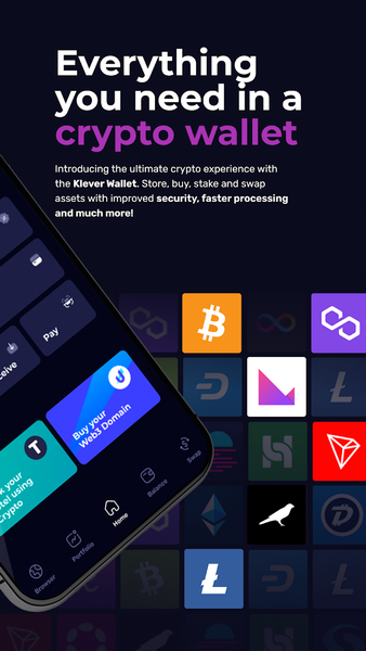 Klever Wallet: Bitcoin, Crypto - Image screenshot of android app