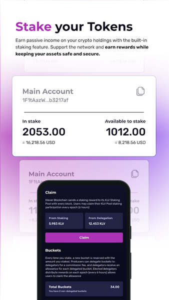 Klever Wallet: Crypto,DeFi,BTC - عکس برنامه موبایلی اندروید