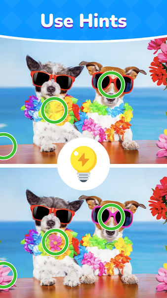 Find Differences - HD Puzzles - Gameplay image of android game