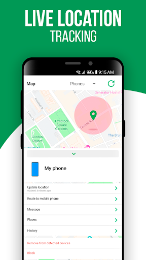 Find my Phone - Image screenshot of android app
