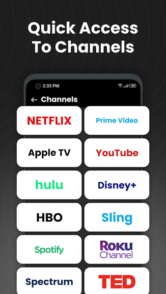 Smart TV Remote Control - عکس برنامه موبایلی اندروید