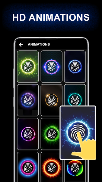 ۳D Fingerprint animation - عکس برنامه موبایلی اندروید