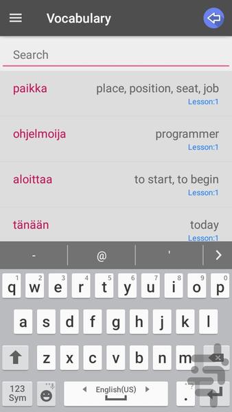 Finnish Conversation Advanced - Image screenshot of android app
