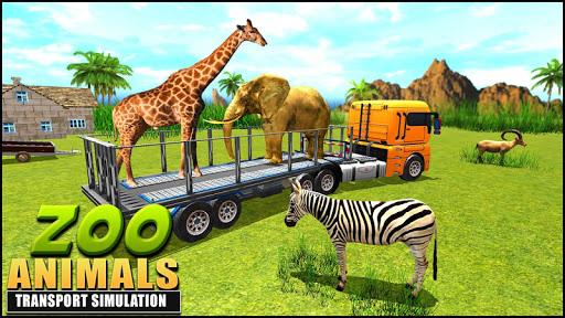 Zoo Animals Transport Simulati - عکس بازی موبایلی اندروید
