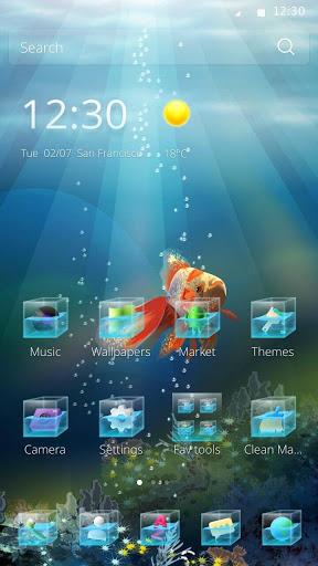 3D Sea Theme - Image screenshot of android app