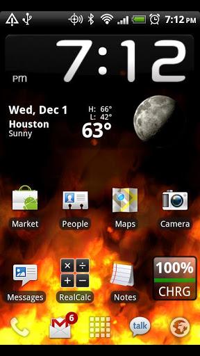 KF Flames Free Live Wallpaper - Image screenshot of android app
