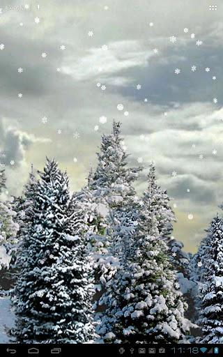 Snowfall Free Live Wallpaper - عکس برنامه موبایلی اندروید