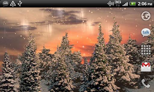 Snowfall Free Live Wallpaper - عکس برنامه موبایلی اندروید
