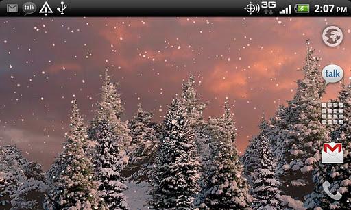 Snowfall Free Live Wallpaper - عکس برنامه موبایلی اندروید