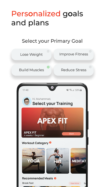 FitFlex: Workouts & Fitness AI - عکس برنامه موبایلی اندروید