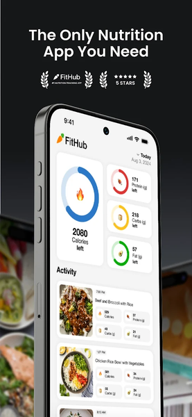 FitHub - AI Calorie Tracker - عکس برنامه موبایلی اندروید