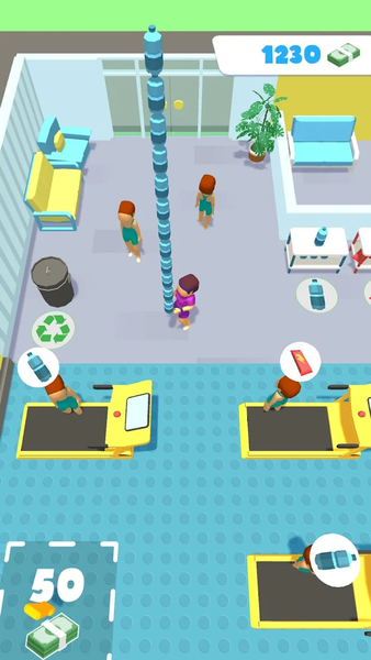 Fitness Club 3D - Gameplay image of android game