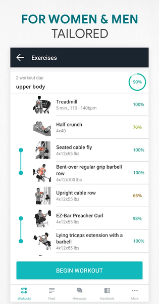 Fitness App: Gym Workout Plan - عکس برنامه موبایلی اندروید