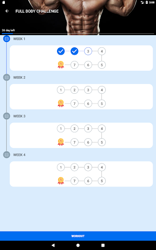 Home Workout - Fit in ۲۸ Days - عکس برنامه موبایلی اندروید