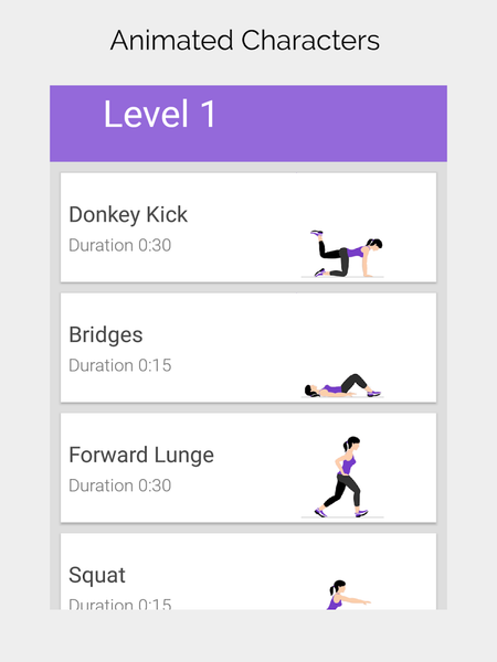 Buttocks & Legs Workout Home - Image screenshot of android app