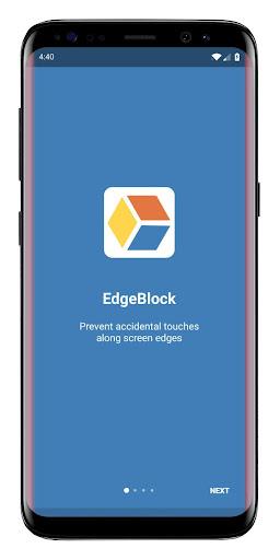 EdgeBlock: Block screen edges - Image screenshot of android app