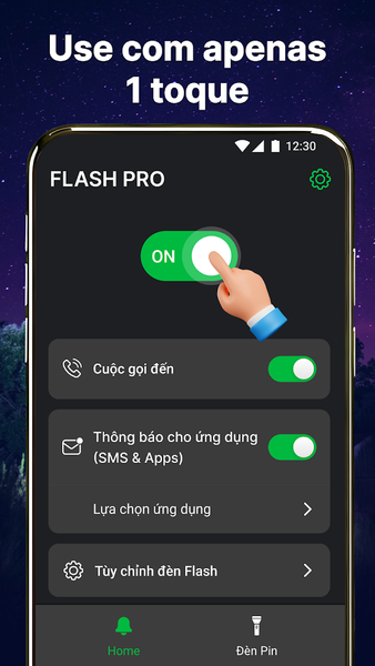 Flash Alert - Call & SMS - عکس برنامه موبایلی اندروید