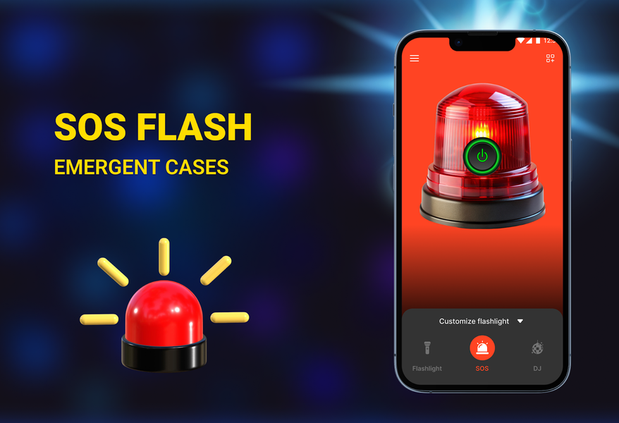 Flash Alert Pro, LED Text - عکس برنامه موبایلی اندروید