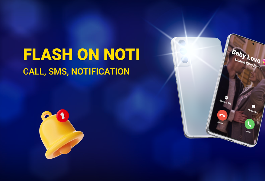 Flash Alert Pro, LED Text - عکس برنامه موبایلی اندروید