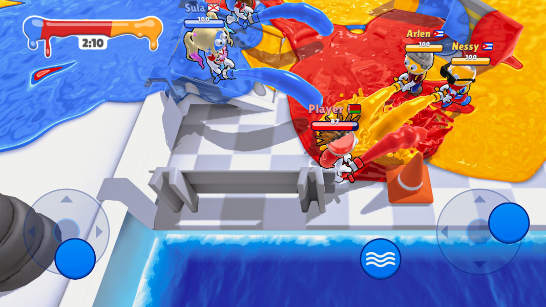 Dye Hard - Color War - Gameplay image of android game