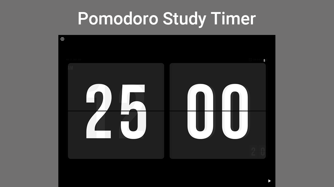 دانلود برنامه Flip Clock: Timer for Study اندروید | بازار