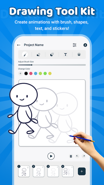 Flipbook: Draw Animation Maker - عکس برنامه موبایلی اندروید