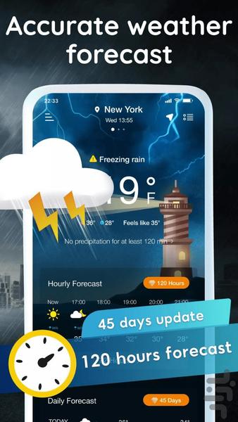 آب و هوای دقیق و هوشمند🌞 - Image screenshot of android app