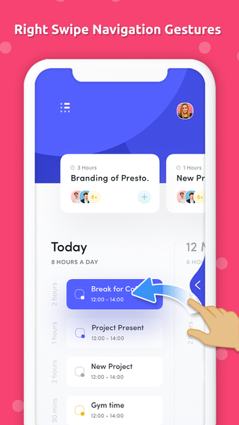 Swipe Back Navigation Gesture - Image screenshot of android app